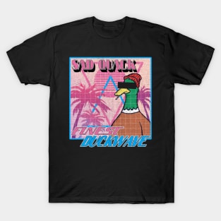 Vaporwave Aesthetic 80s Retrowave Vintage Retro Duck Funny T-Shirt